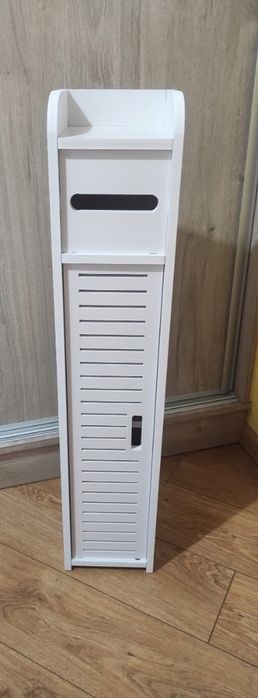 Regał łazienkowy słupek szafka ażurowa na chusteczki papier 80 cm