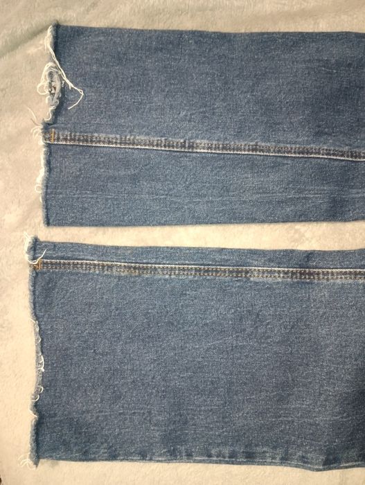 Прямі джинси сині