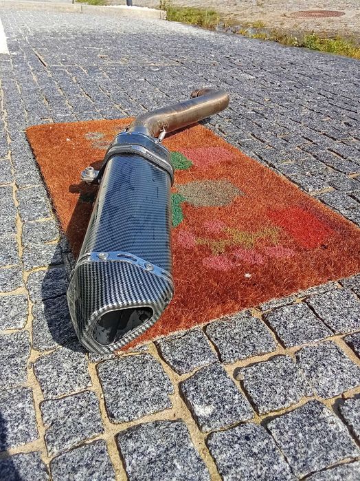 Ponteira + curva escape para  Voge 525DSX