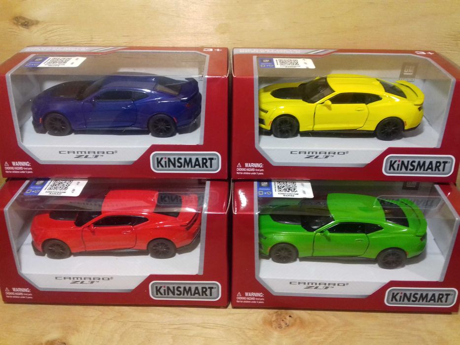 Модельки машин Mustang, Huracan, Police, Camaro Kinsmart Металл відкр