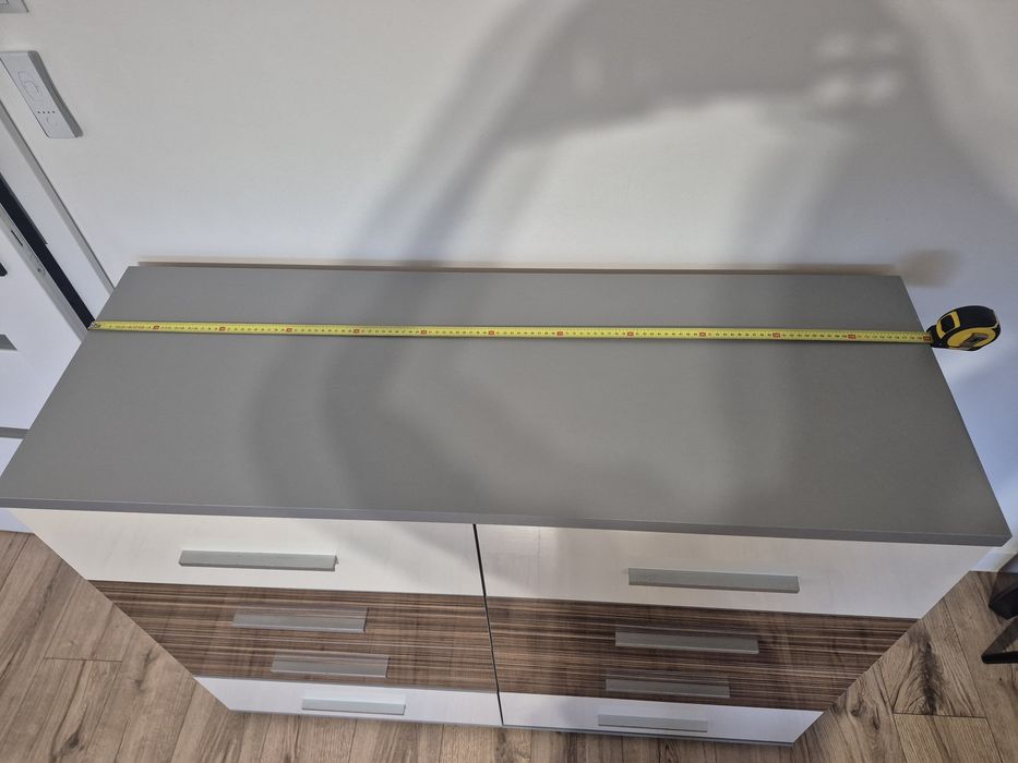 Komoda fronty połysk 120x92x43cm