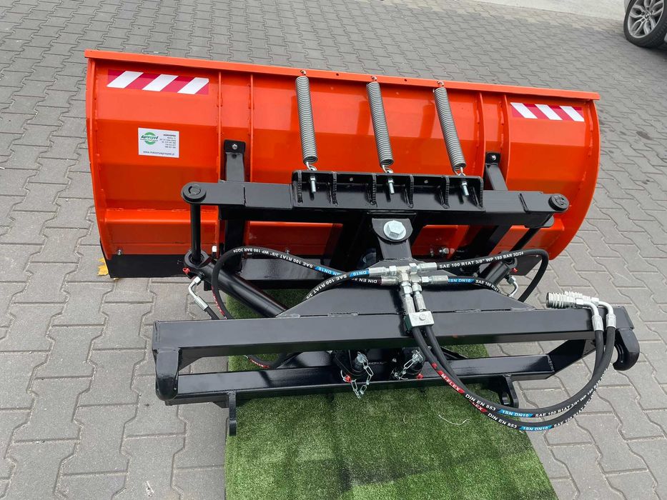 Pług do śniegu na sprężynach