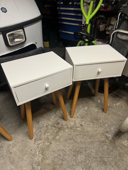 Szafka szafki nocne nocna drewno sosnowe stolik nocny 40 x 30 x 61 cm