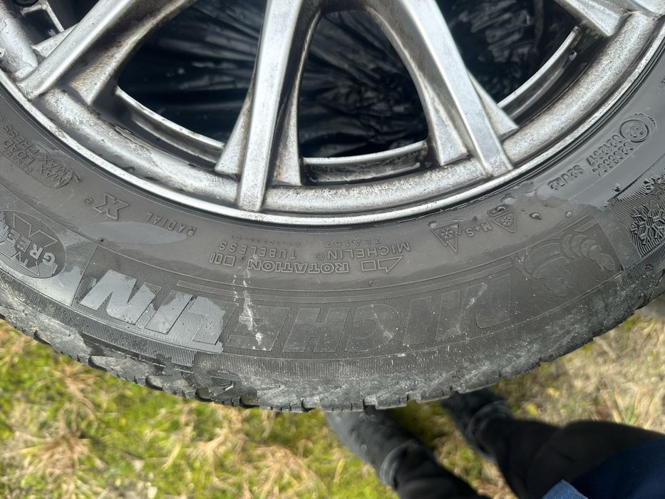 5x112 mercedes zimowe z ladnymi oponami  205/60 r16