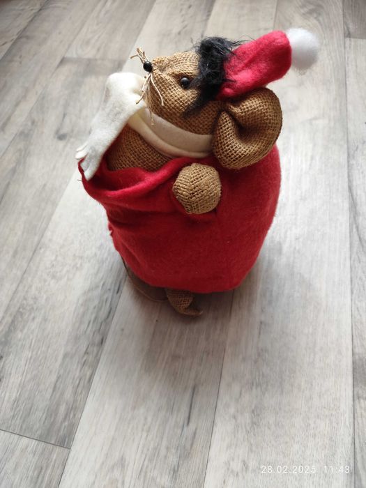 Maskotka mysz duża ręczna robota