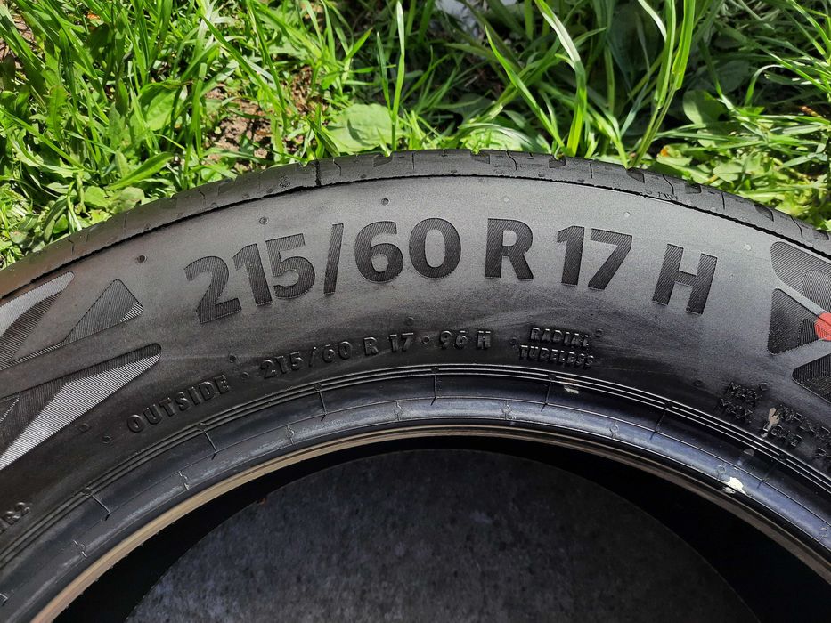 Opony letnie klasy premium CONTINENTAL 215/60/17 NOWE DEMO 2024 r.