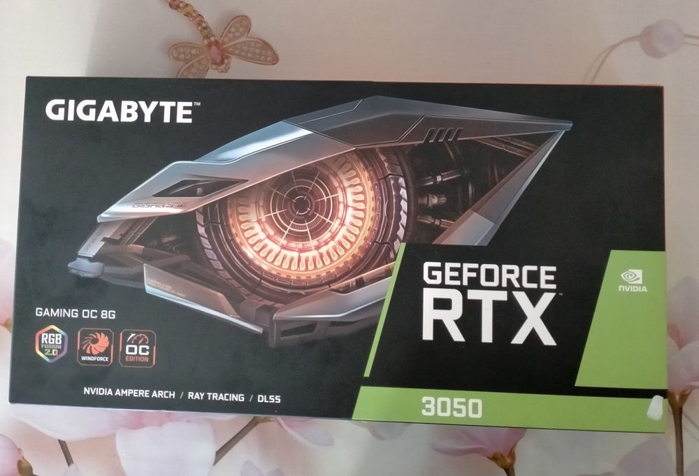 Видеокарта Gigabyte Geforce rtx 3050 OC 8G