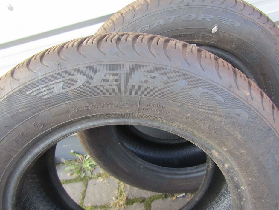 2x Opony zimowe wielosezonowe 195/65/15 Debica Navigator 3 rok 24 bieznik 6mm