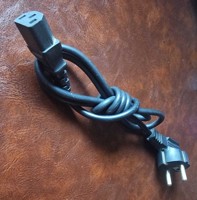 Przewód zasilający IEC C13 / Schuko, kabel komputerowy, 120 cm