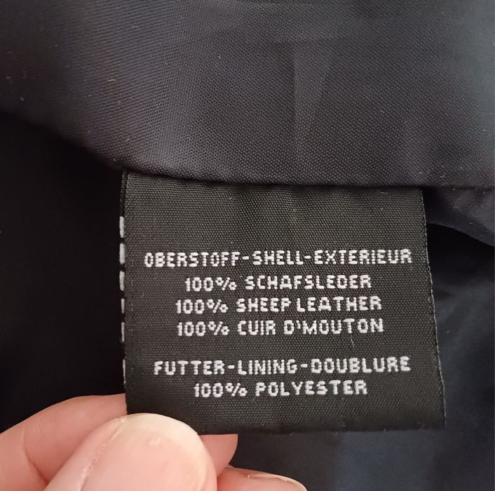 Kurtka skórzana męska r M