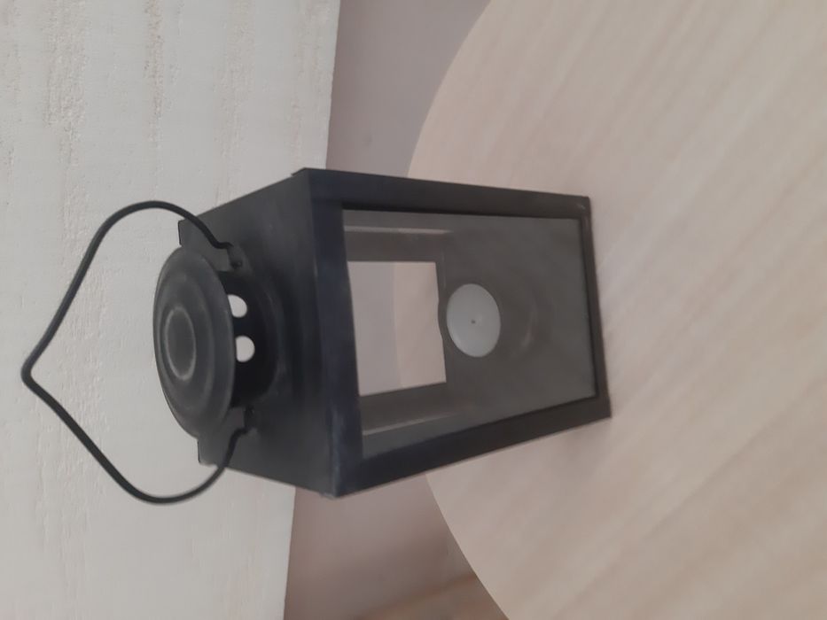 Latarnia latarnia lampka świecznik ozdoba vintage boho metal home