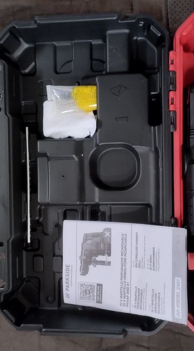 Martelo perfurador de 5,8 joules Parkside Performance a bateria 20V