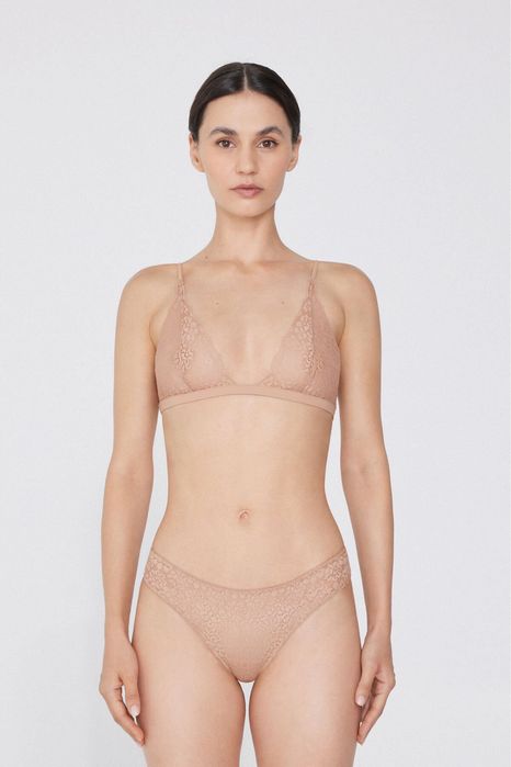 Tezenis komplet Phard stanik i stringi 75C/S brąz