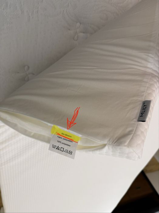 Topper ou Sobre Colchão Viscoelástico da marca MLILY - 90X190 cm