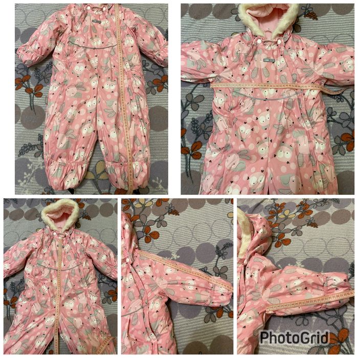 Зимовий комбінезон Lenne baby kerry для дівчинки 80 розміру