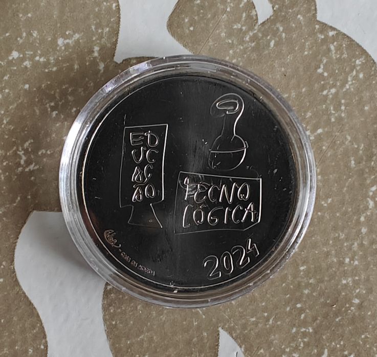 Moeda Comemorativa 5€ Conhecimento (Cuproníquel) – 2025