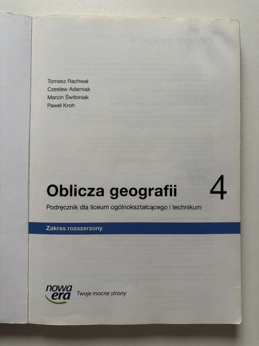 Oblicza geografii 4