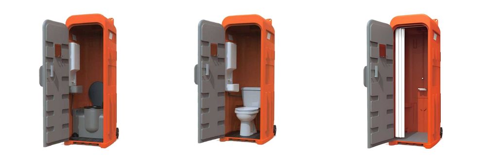 WC Sanitário Portátil Cabine Casa de Banho e Lava Mãos