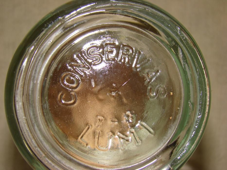 Frasco antigo de conservas EL GAVILAN