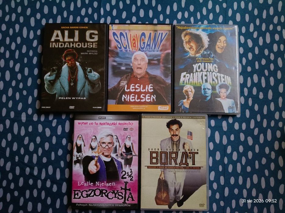 Zestaw 5 filmów komediowych na DVD