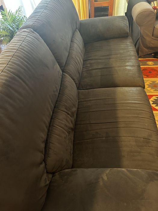 Sofa 3 lugares Divani Divani azul