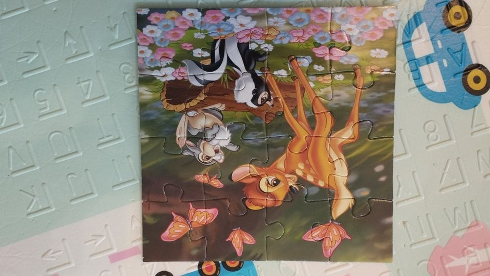 Puzzles Disney (Rei Leão, Dumbo, Bambi, Livro da Selva)