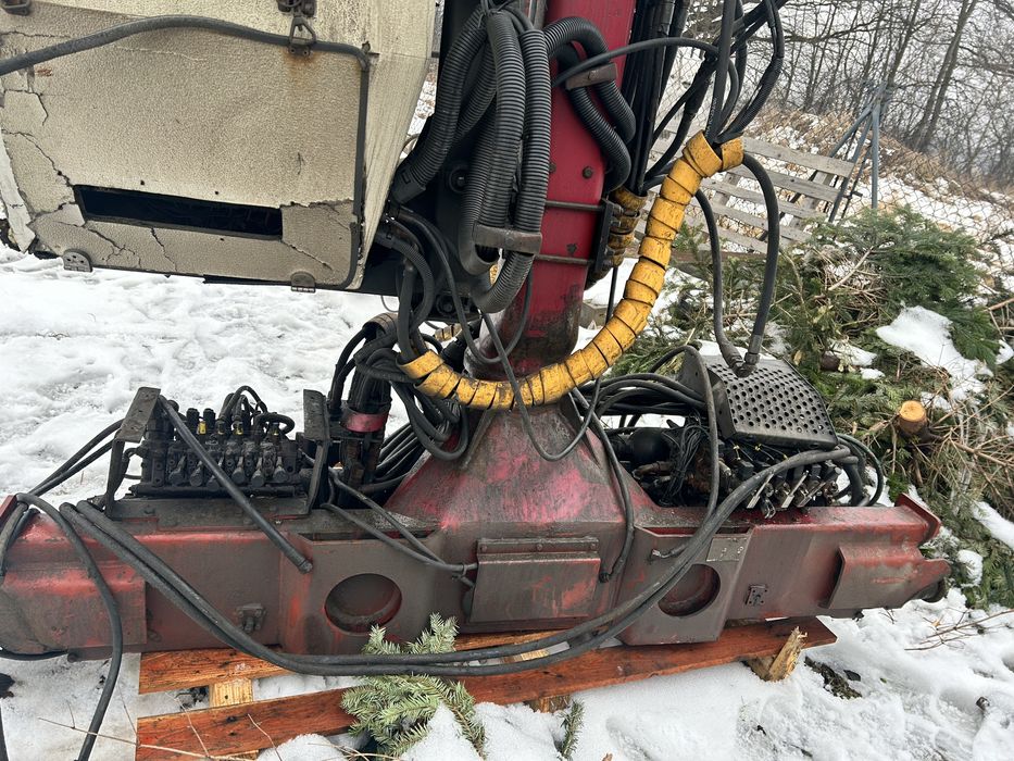 Hds lesny  V kran  udt joystik pompa szczypce