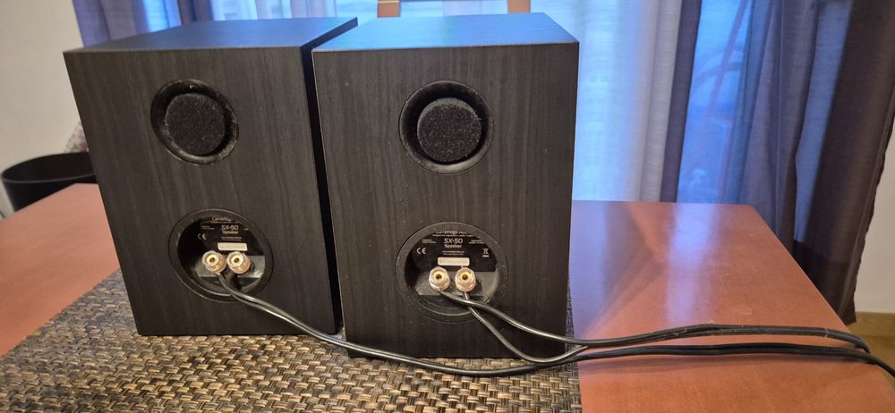 Conjunto Amplificador e Colunas Cambridge + Gira-discos Denon