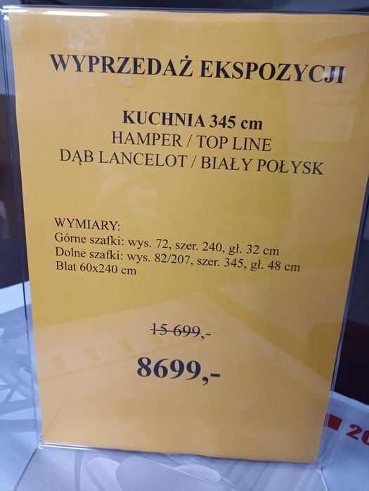 Meble kuchenne 345 cm