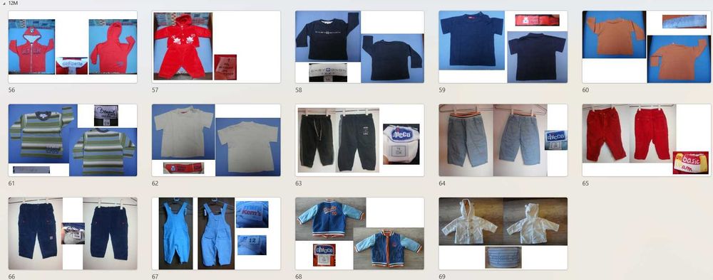 Roupa de Bebe Variada 1M aos 12M