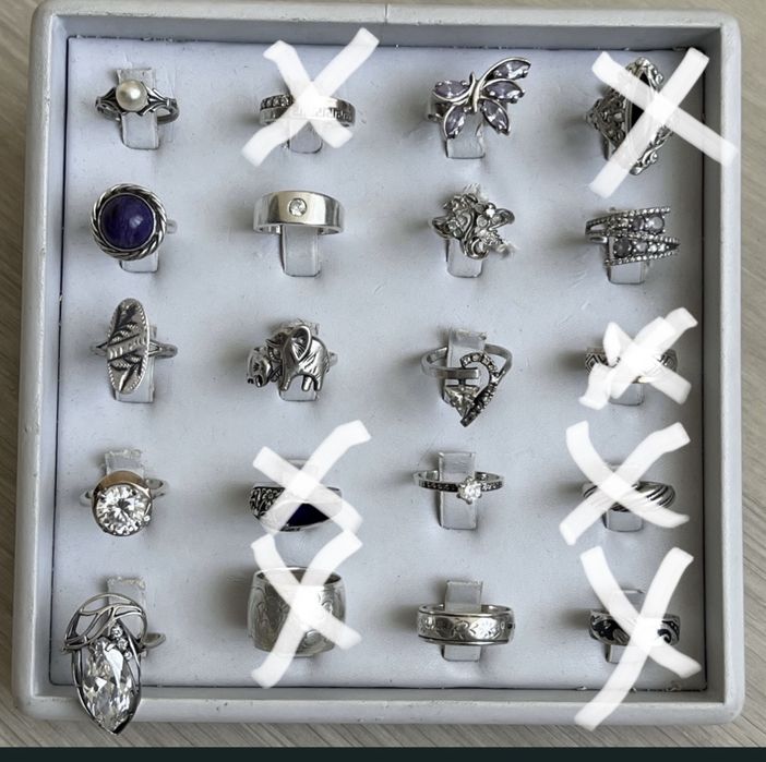 Серебряные кольца 925 пробы