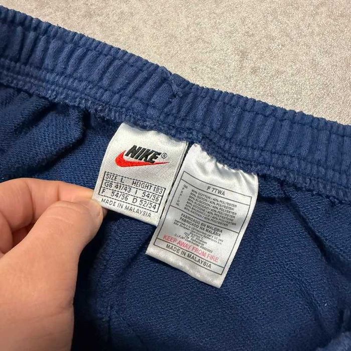 Vintage Spodnie Dresowe Nike Solo Swoosh Sweatpants Baggy Retro Swag