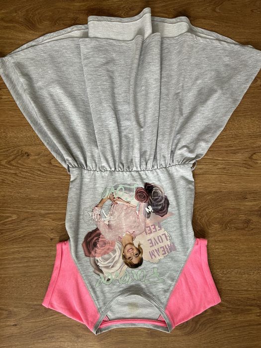 Szara Sukienka dla dziewczynki Disney Violetta Rozmiar 140/146