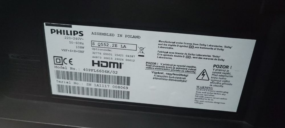 Telewizor Philips 40cali Smart