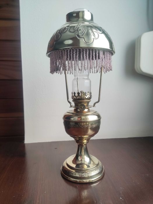 Stara francuska mini lampa naftowa "Paryżanka" nr 4