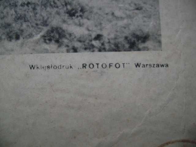 Starocie z PRL - Pomoce szkolne = Tablica szkolna z 1935r. 51cm x 35cm