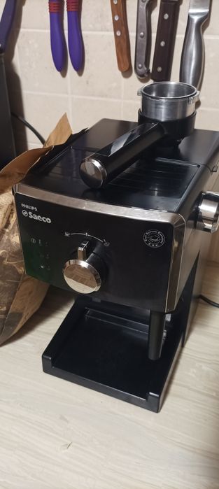 ‼️без ріжка на запчастини‼️Кавоварка ріжкова Philips Saeco poemia