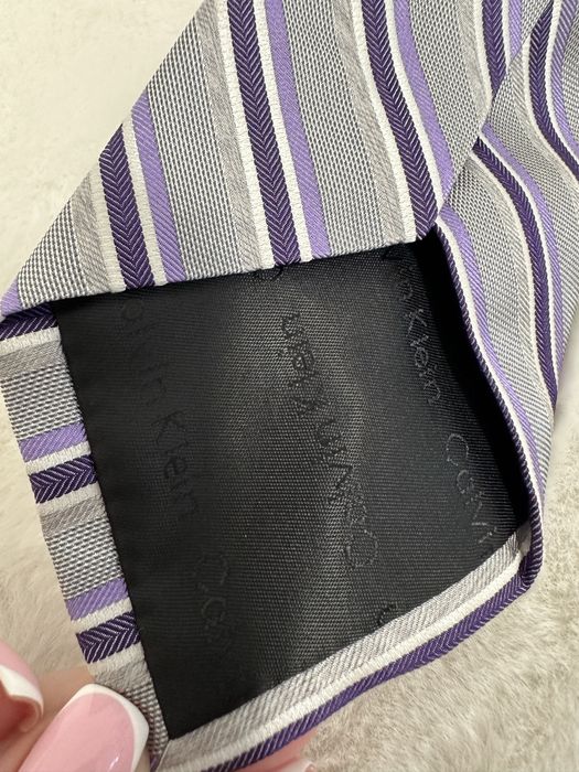 Стильный шелковый галстук Calvin Klein, краватка
