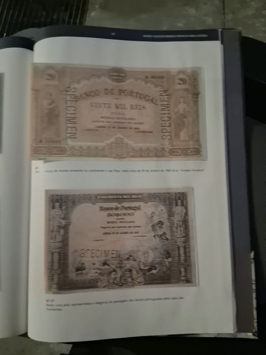 Livro coleção de notas jn