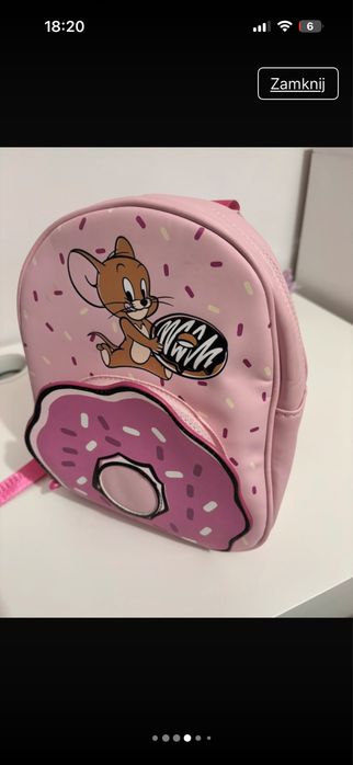 Plecak dla przedszkolaka i portfel Tom & Jerry