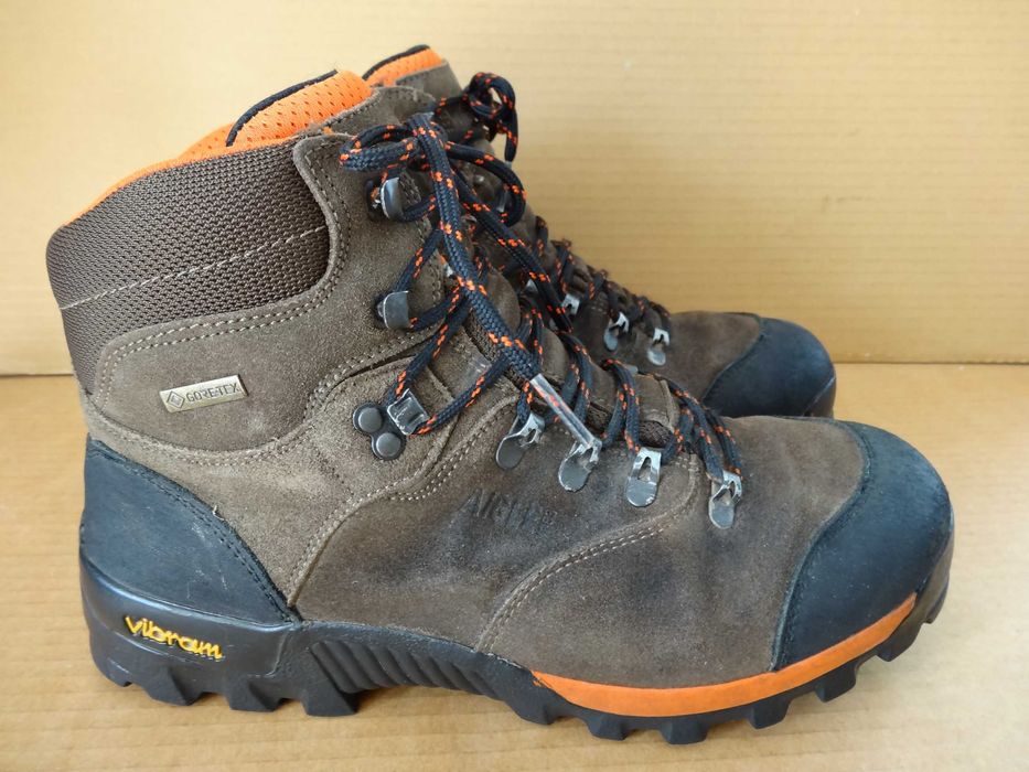 Buty AIGLE ALTAVIO Mid GTX roz 44 GORE-TEX Vibram Skóra Trekkingowe