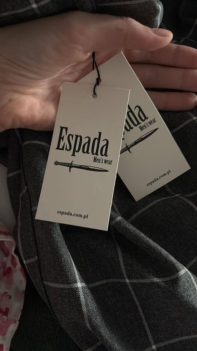 Spodnie męskie eleganckie xxl slim fit