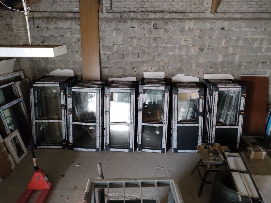 Drzwi PCV złoty dąb 100x210 lewe/prawe