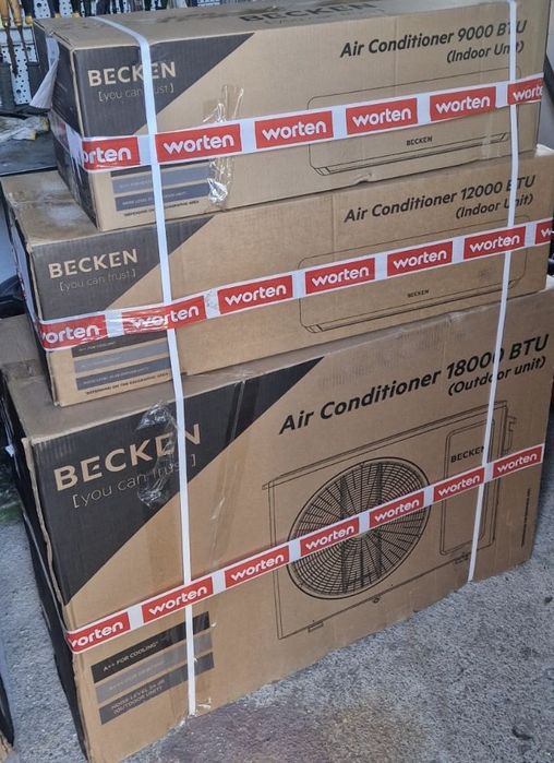 Ar condicionado com duas unidades interiores 9000+12000BTUs