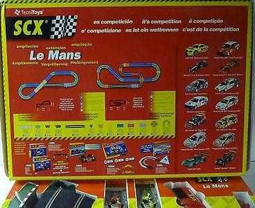 Pista Slots SCX Le Mans 1:32 + Extras