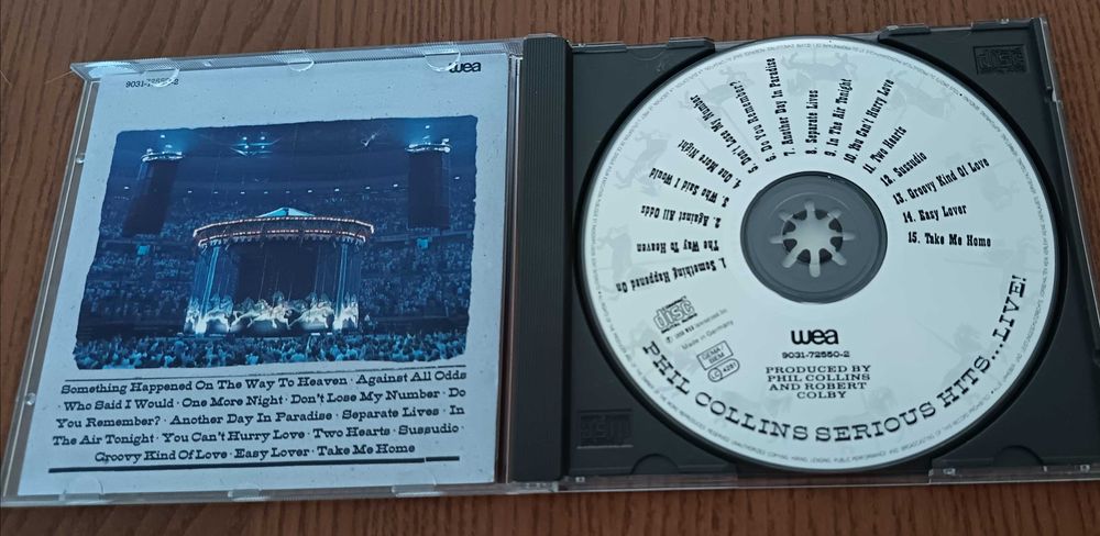 CD "Serious Hits ... LIve !" de Phil Collins, em ótimo estado, como novo