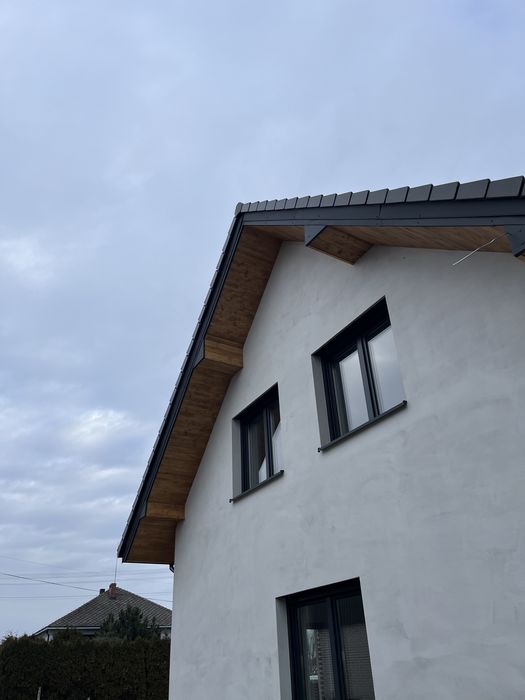 Wiaty Zadaszenia drewniane montaż Podbitki dachowej