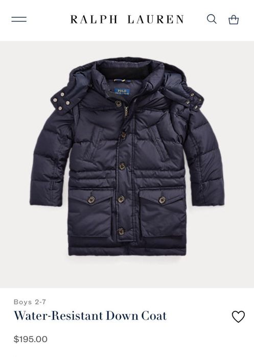 Ralph Lauren пуховик  зимний + подарок