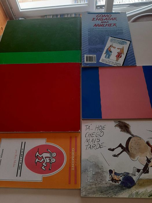 Livros antigos de cartoons vários autores