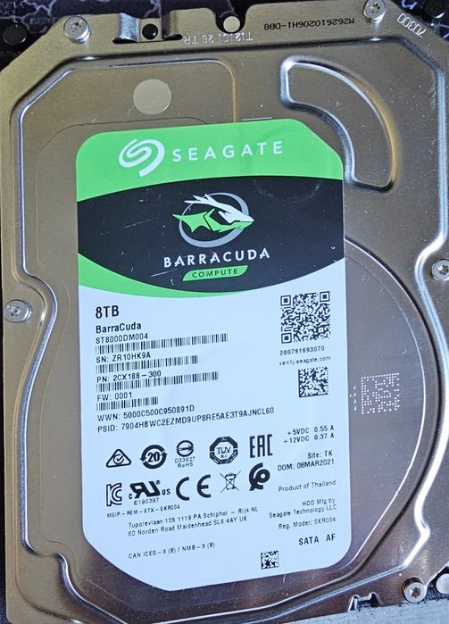 Seagate BarraCuda 8tb